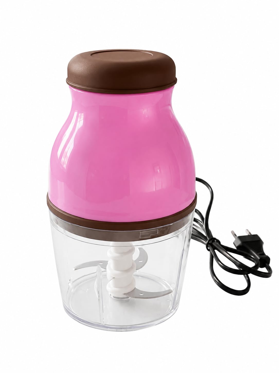 Electric Vegetable Food Processor with 4 Stainless Steel Blades for Onion Garlic Vegetable Meat and Fruits-image-10
