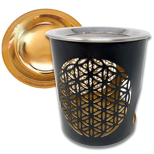 Trintura Räucherstövchen mit Räuchersieb und Räucherschale...