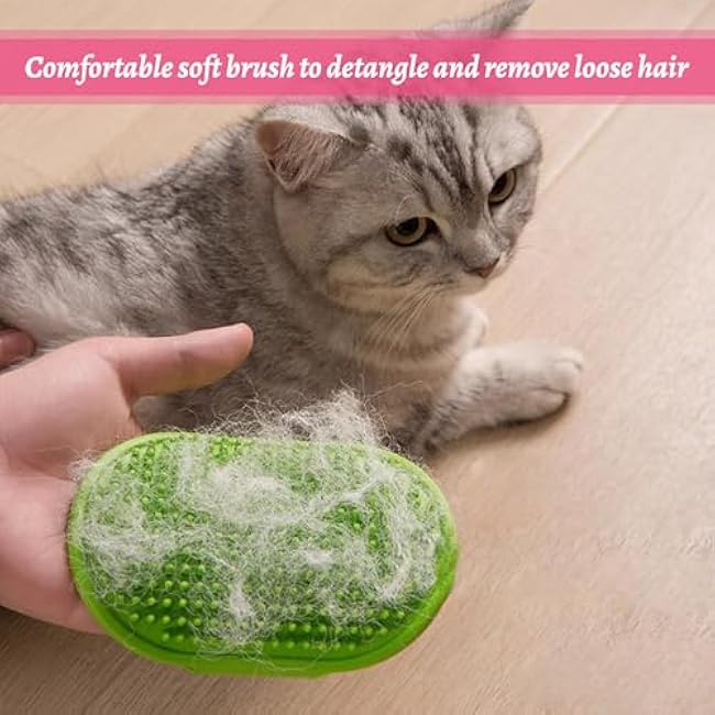 4 Pcs Cat Self Groomer,Silicone Grooming Strap Pad For Cats,Cat Groomer,2-In-1 Cat Self Groomer For Indoor Cats,Self Grooming Cat Brush For Kitten Sofa Chair Leg Scratching Post Cover(4 Colors)-t2OtuZlz