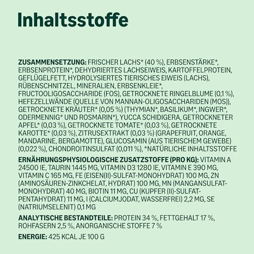 by Amazon Katzenfutter für ausgewachsene Katzen, Fein zubereitetes Trockenfutter mit frischem Lachs, Getreidefreie Rezeptur, 3 kg (1er-Pack)(Zuvor eine Marke von Lifelong, gleiches Produkt)