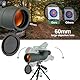 Spektiv mit Stativ 25-75X60 BAK4 Prisma FMC Optik Monokular Teleskop Abgewinkeltes Okular Weites Sichtfeld Spektiv mit Stativ Handy Adapter für Sportschützen Vogelbeobachtung Wildlife Scenery