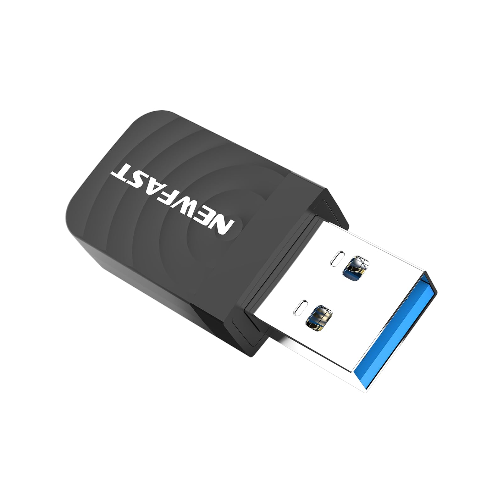 NEWFAST Clé WiFi AC1300 Mbps NF-U323, Nano Adaptateur USB WiFi Double Bande 2.4G/5GHz, MU-MIMO USB 3.0