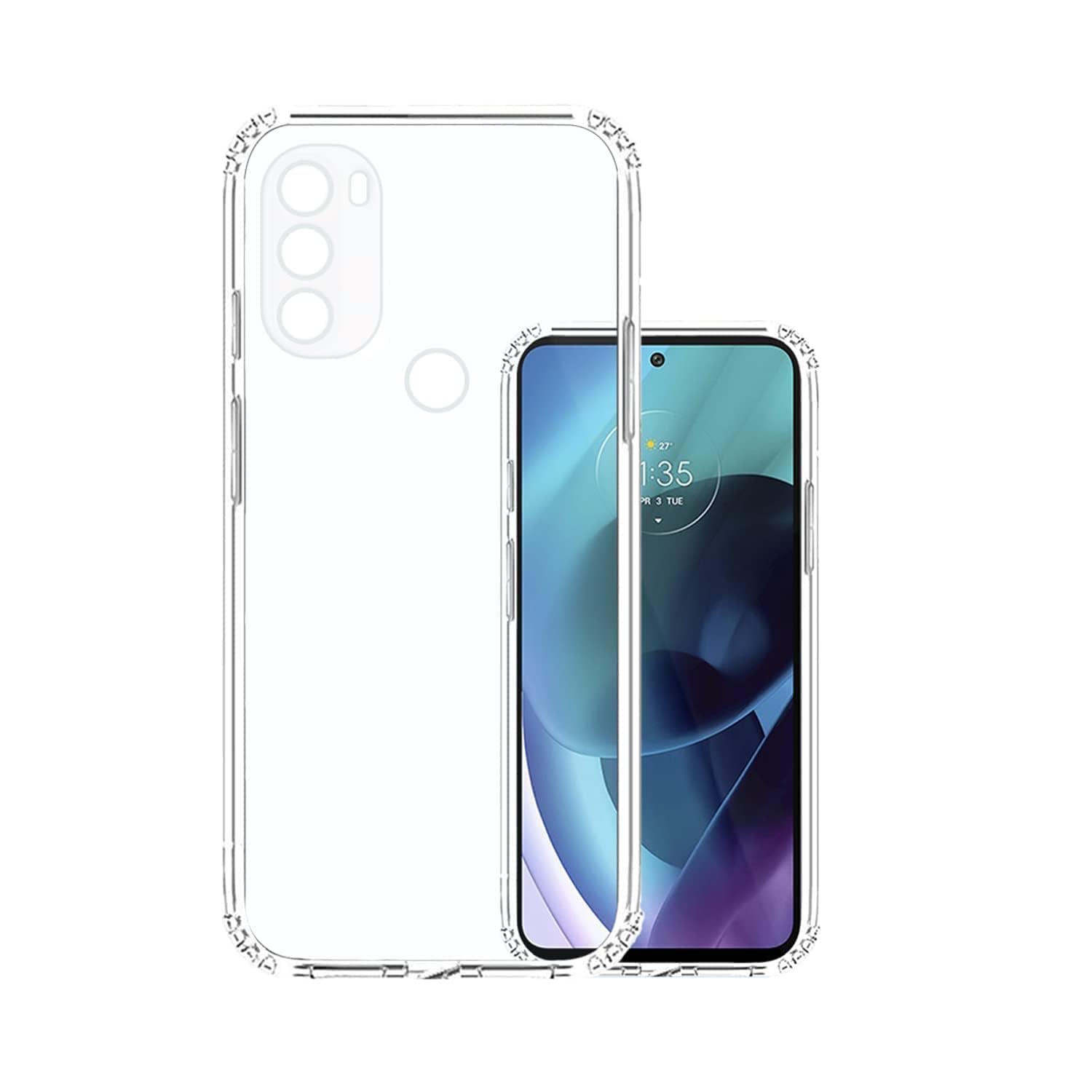 Dashmesh Shopping Back Cover for Motorola Moto G71 (Silicon | Transparent |Soft Flexible| Camara Protection) (B0BY77ZRV5) Amazon Price History, Amazon Price Tracker