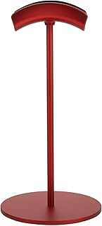 FUOYLOO Headphones Organizer Metal Stand Red Gaming Headset Holder for Desk and Computer