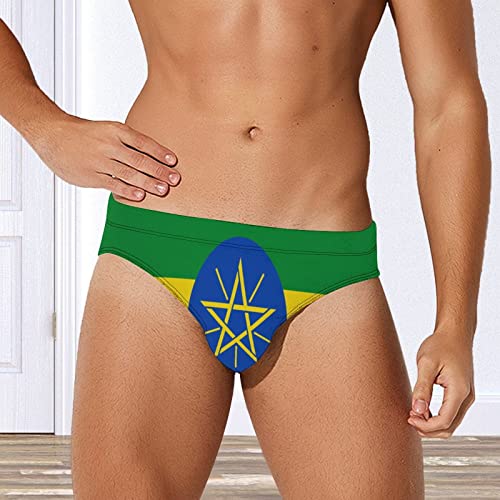Men's Swimwear Washington Flag Briefs Swim Trunk Triangle Thong Bikini Swimsuit3