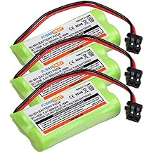 3Pack Ni-MH Cordless Phone Battery for Uniden BT-1008 BT-1016 BT-1021 BT-1025 BT1021 BT1025 CPH-515B