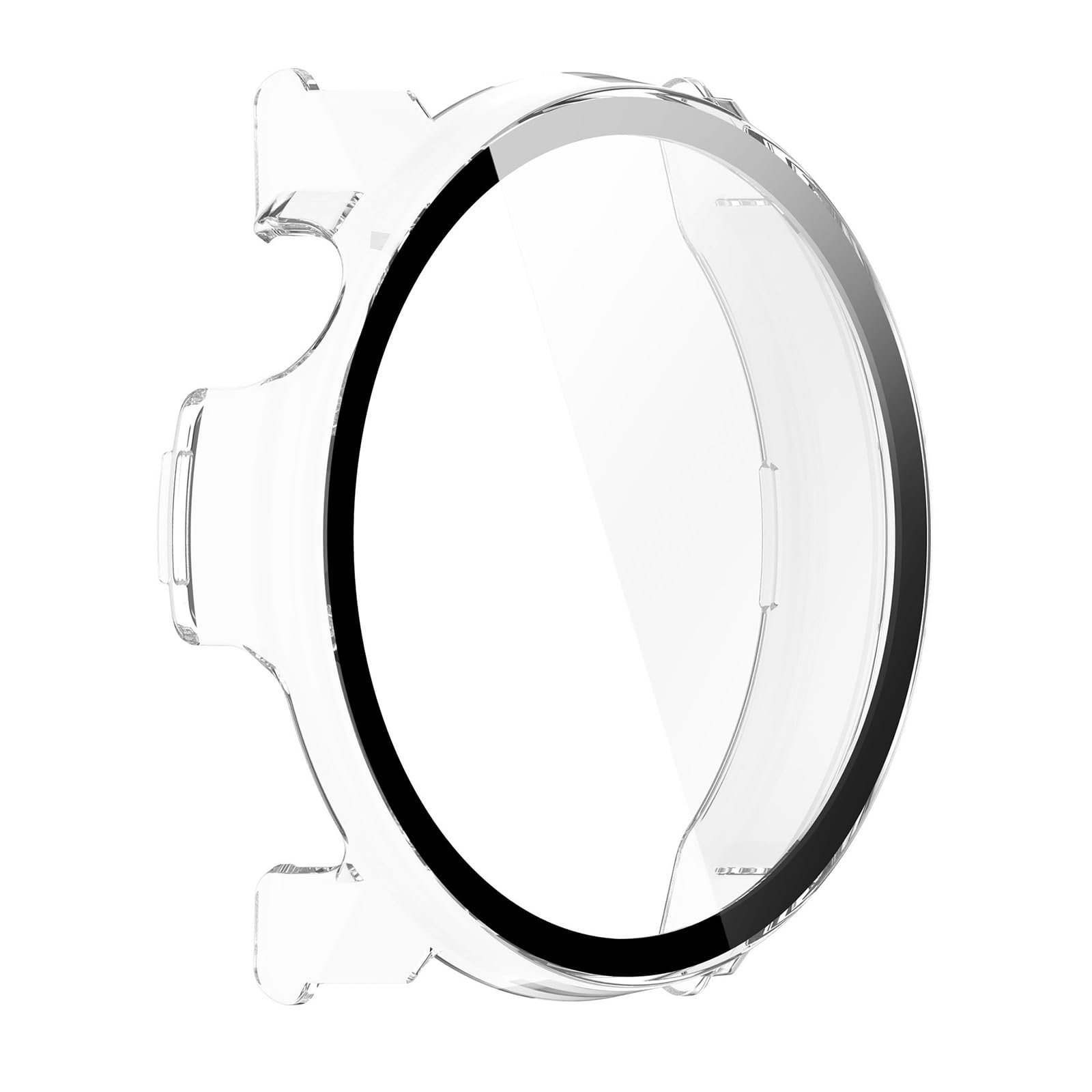 Smartwatch Screen Protector PC Shell con pellicola di vetro per la visualizzazione di copertine protezione custodia antigraffio