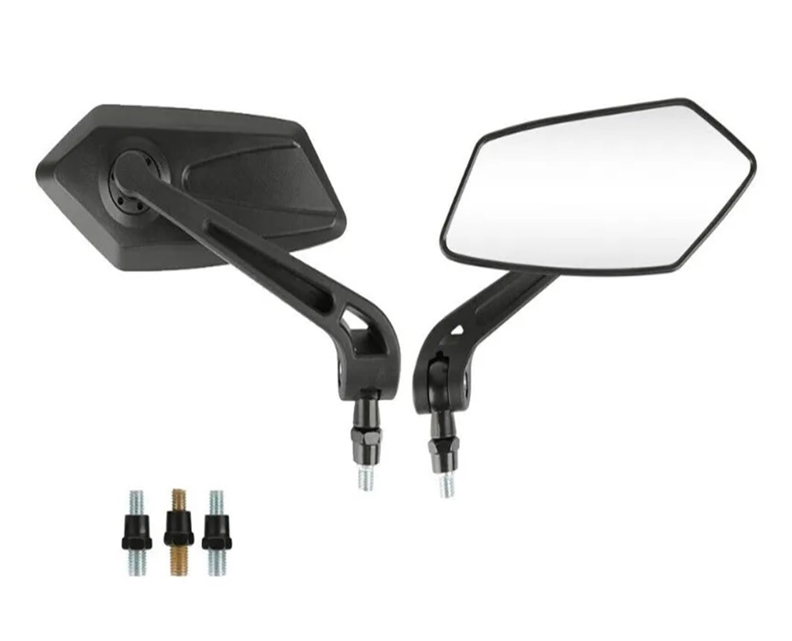 Espejos retrovisores moto universales par de 8mm 10mm accesorios universales para motocicleta 7