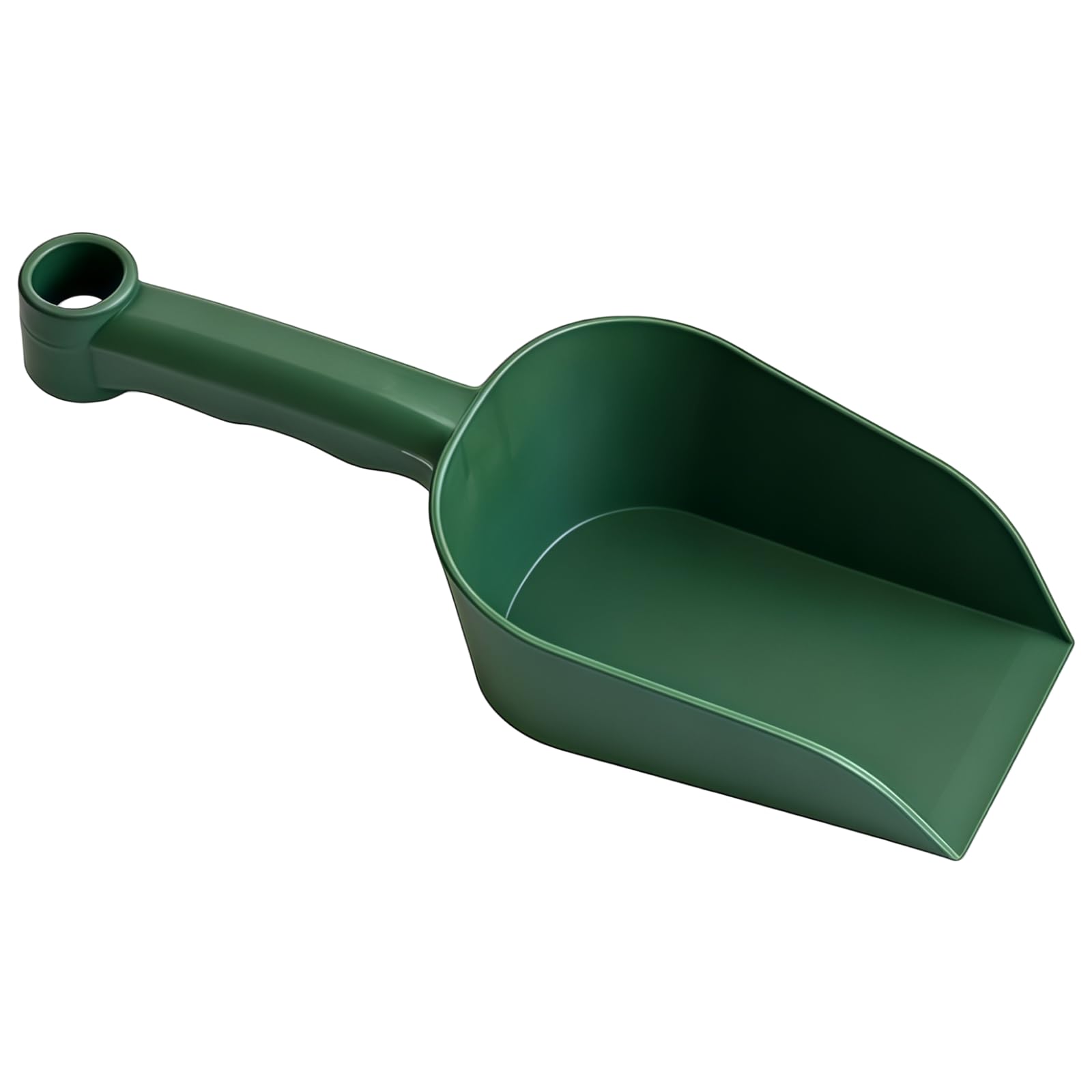 HAICN Garden Soil Scoop Green Thickened Ergonomic Handle Plastic Shovel Spoons Digging Tool Multi-function Cultivation Garden Tool for Food - Animal Feed Seed Flour Gritting