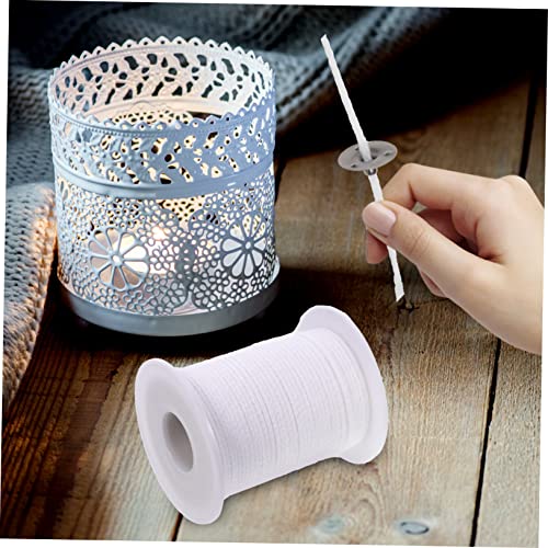 Mechas para hacer velas DIY de algodón con bases miniatura 6