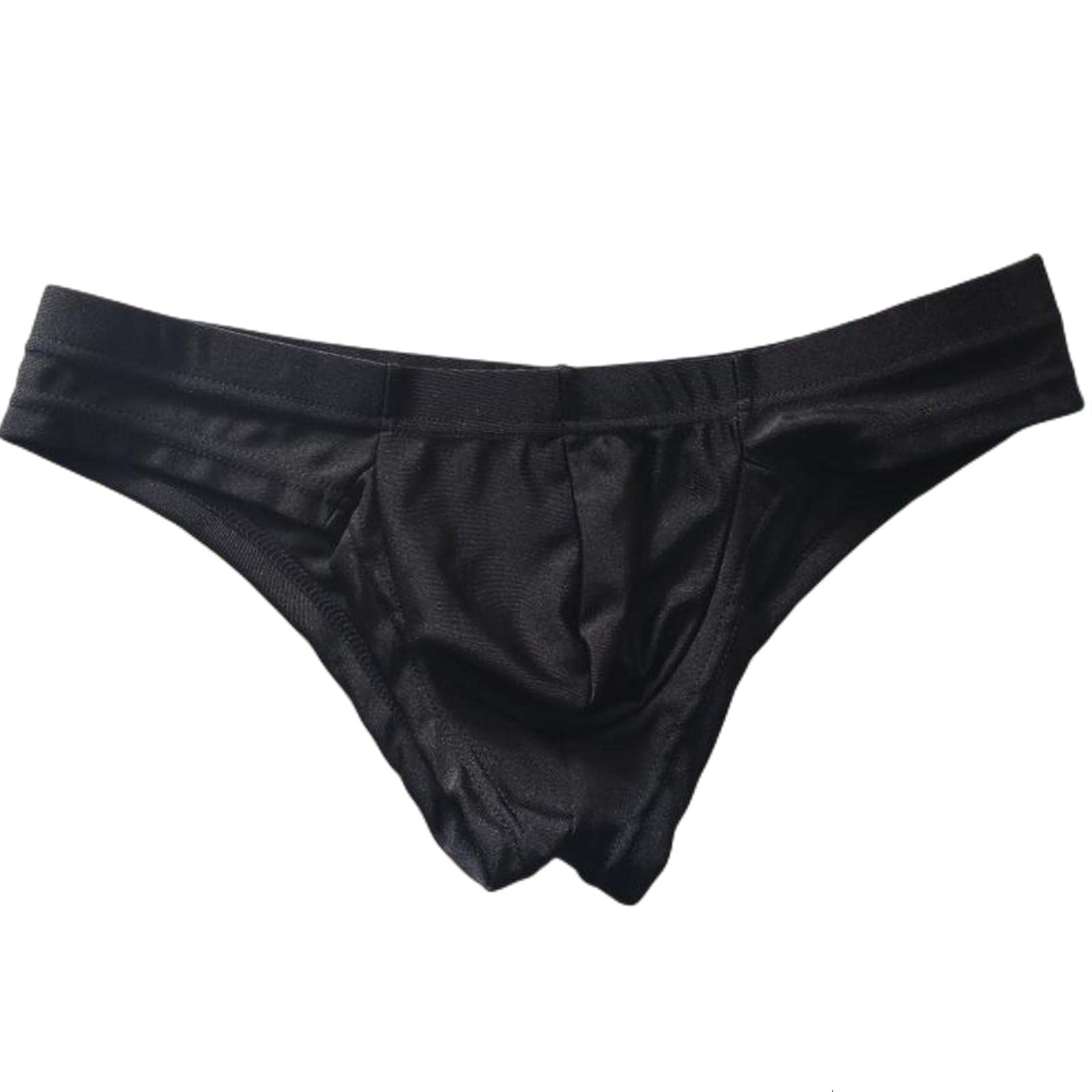 Ropa Interior Masculina Calzoncillos Lisos Y Suaves para Hombres, Calzoncillos De Cintura Baja, Bikini De Secado Rápido, 3 Paquetes
