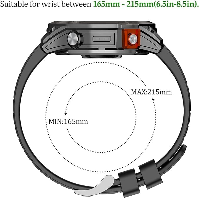 EZMVZKU 22mm Quickfit Watchbands for Garmin Fenix 8 AMOLED 47mm/7/7 pro/6/6 pro/5/5 Plus,Silicone Sport Straps for Forerunner 965/955/945/Approach S62/S70/tactix 8 47mm/Descent G2/quatix 7 Pro/7/6/5 - Image 3