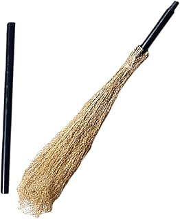 ハロウィン用魔女の箒 コスプレ小道具 取り外し可能な節柄 魔女衣