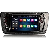 ERISIN 7 Zoll Android 10.0 Autoradio für SEAT Ibiza Unterstützt GPS-Navi Carplay Android Auto DSP Bluetooth A2DP DVB-T/T2 WiFi 4G DAB+ 8-Kern 4GB RAM+64GB ROM