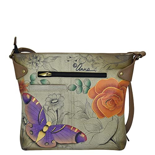 Bolso tipo tote convertible para mujer de cuero genuino pintado a mano por Anna by Anuschka miniatura 3
