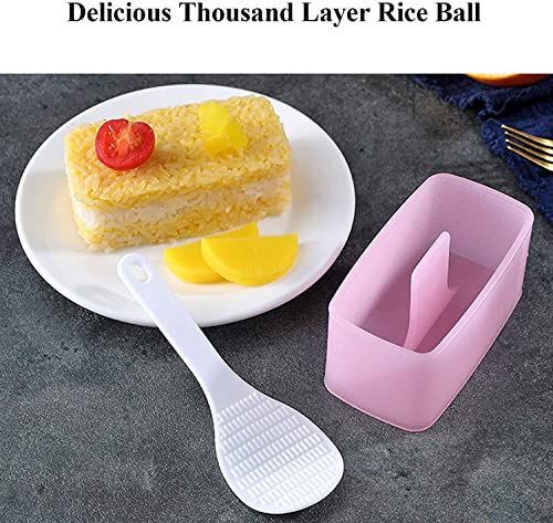 MUSUBI Onigiri Mould, 3 PCS Rice Ball Mould Mold, Maker Kit, Sushi Rice Mold for Kids Bento Picnic Sushi DIY - Image 3