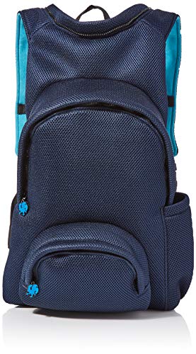 Morikukko Unisex-Adult Rugzak met capuchon Airnet Navy Blauw Rugzak Multi kleuren (Airnet Navy Blue)