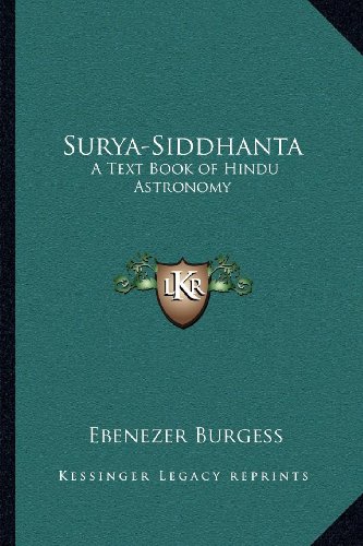 Télécharger Surya-Siddhanta: A Text Book of Hindu Astronomy Francais PDF