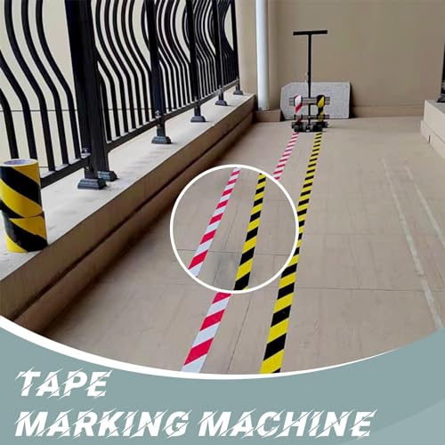 Machine à tracer les lignes droites et cercles parfaits sur asphalte et béton