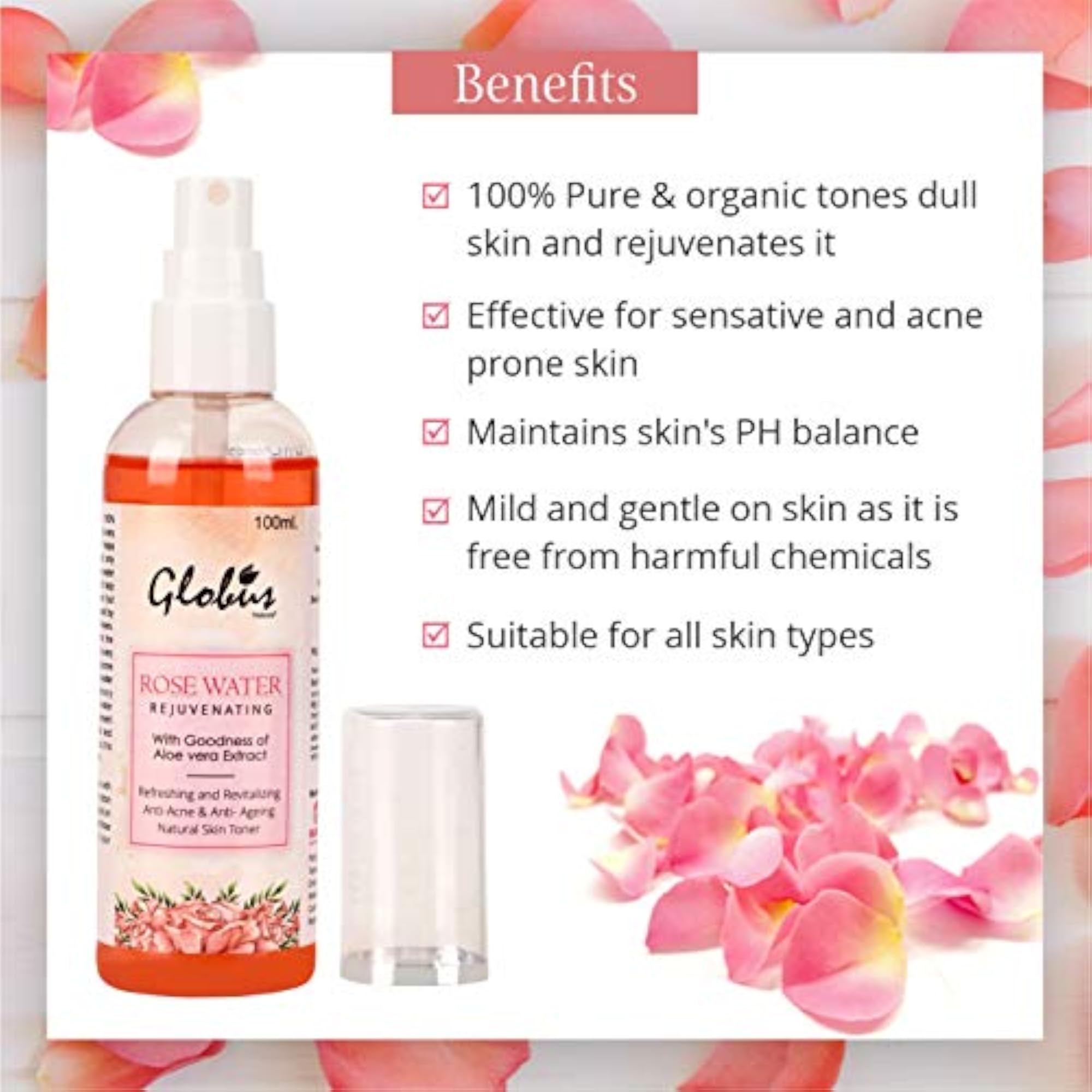 Tan Removal Combo with Papaya Face Pack & Rose Water Toner