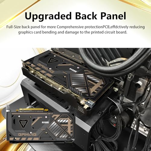 Image of SURALLOW RX 580 8GB Graphics Card, 2048SP,GDDR5,256 Bit Graphics Card for Gaming PC,PCIE 3.0,Twin Fans Computer Video Card with 3XDP,HDMI Ports