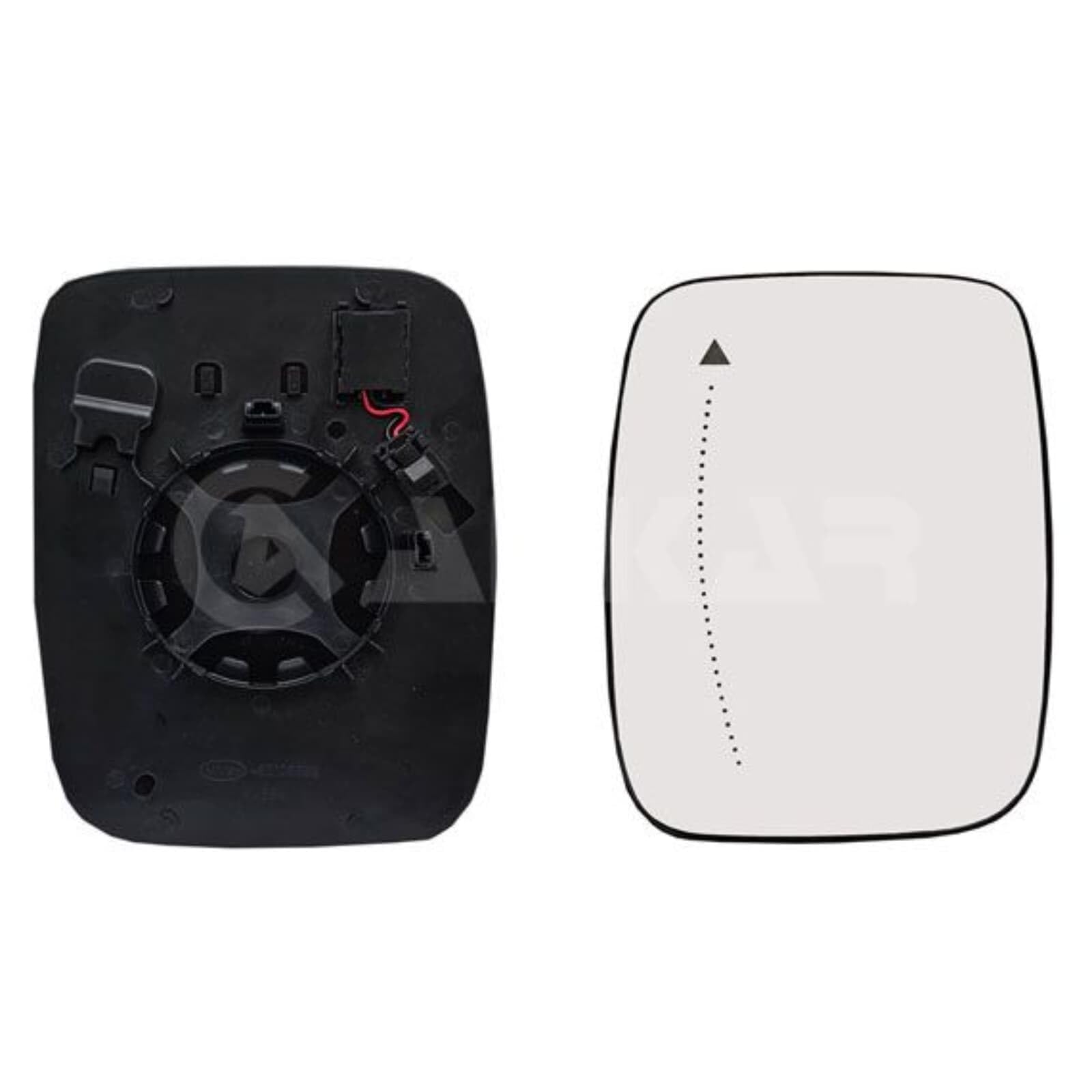 ALKAR 9244083 Rétroviseur extérieur chauffant avec capteur de température Rabattable électriquement asphérique droit Compatible avec RENAULT Trafic 3 Van FG Trafic 3 Minibus JG, NISSAN