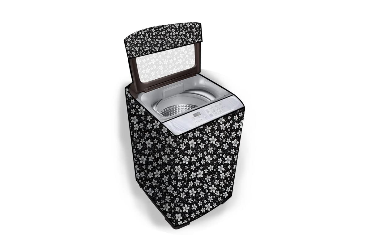 Stylista Fully Automatic Top Load Washing Machine Cover Compatible for 7.5 kg to 8.5 kg Floral Pattern Black (HxWxD) 39x26x26 Inches (B0BDRLSFY4) Amazon Price History, Amazon Price Tracker
