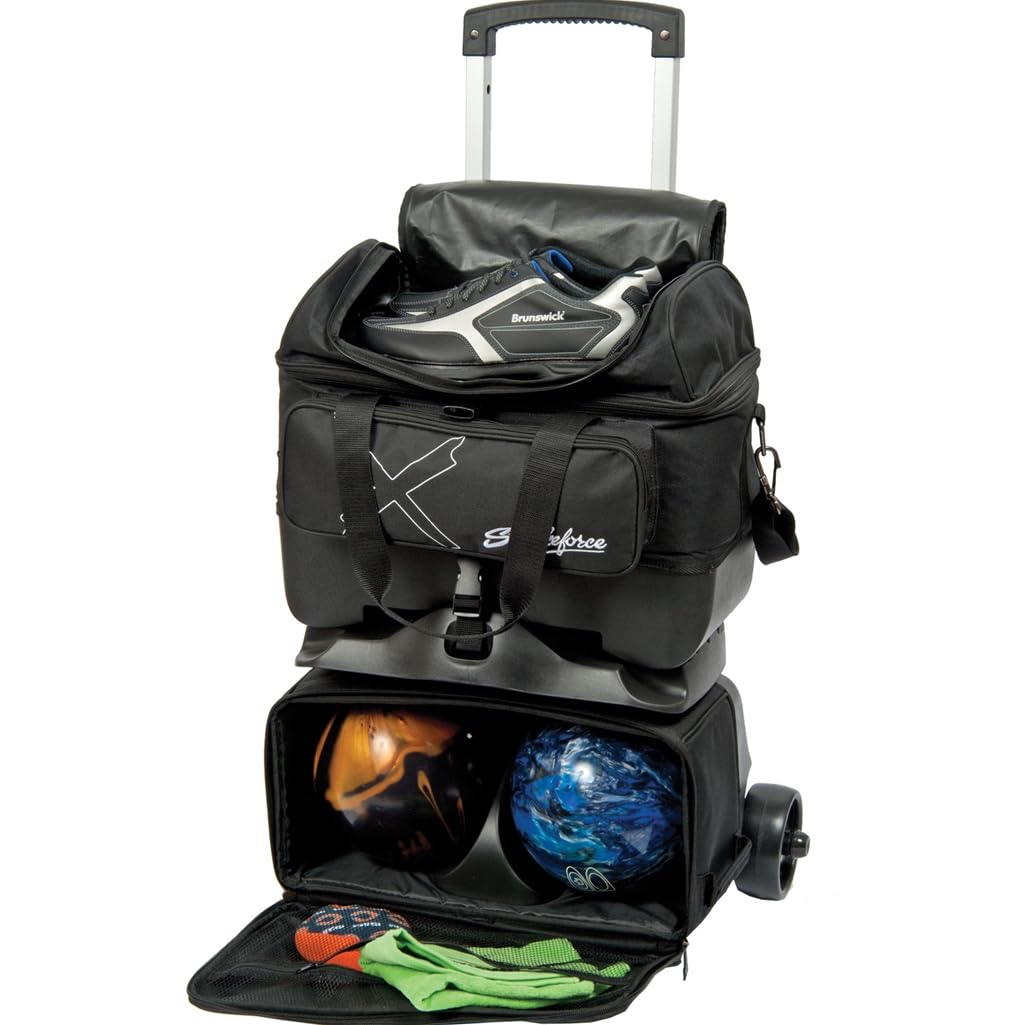 KR Hybrid X 4 Ball Roller Black Bowling Bag
