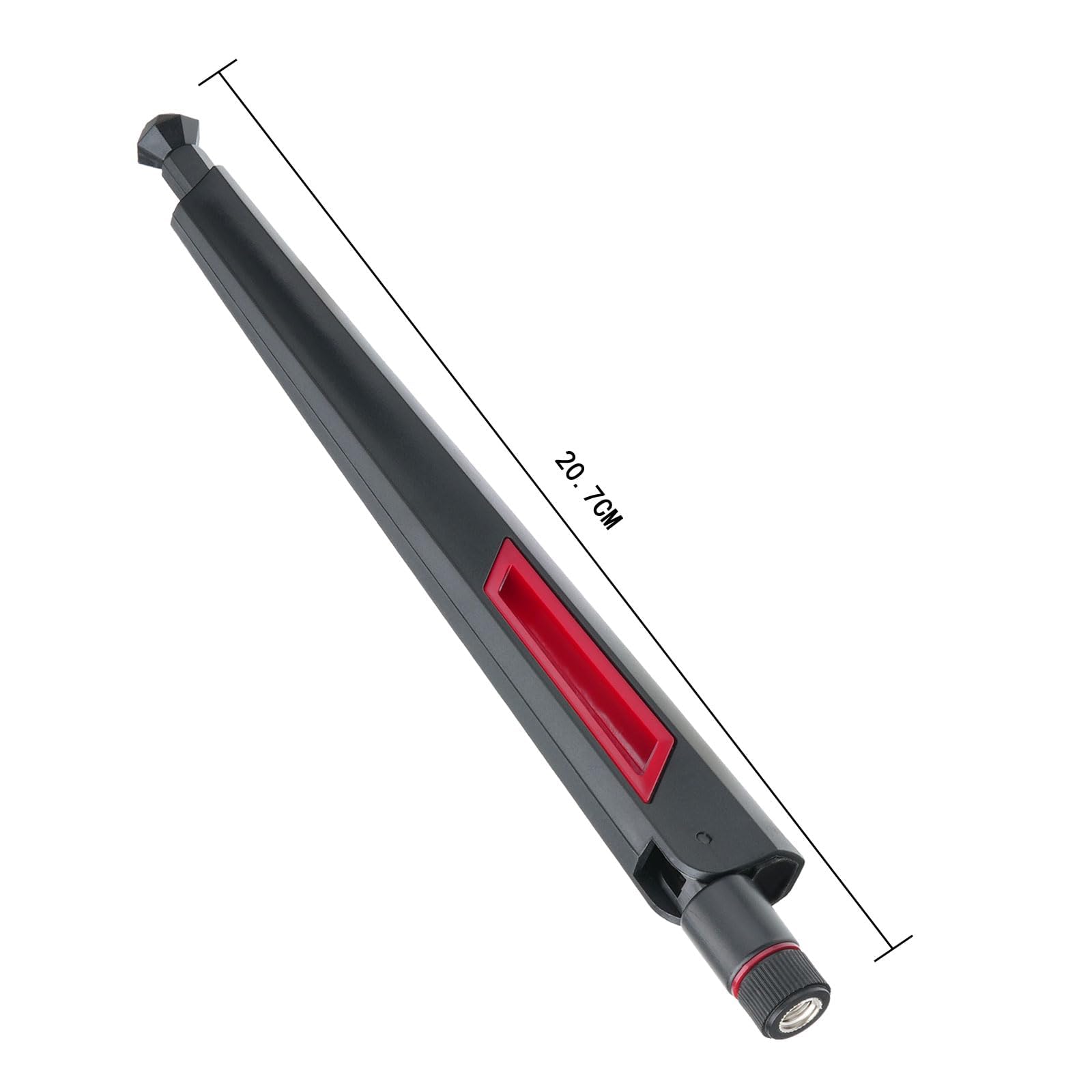 Superbat Antenna WiFi RPSMA Doppia Banda 2.4G/5.8GHz 13dBi Omnidirezionale Compatibile con Router ASUS/D-Link, Mini PCIe, USB WiFi, Telecamere IP, Drone FPV (2 Pezzi)
