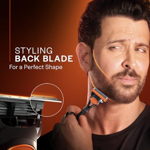 Image of Gillette Fusion Premium Shaving Kit, Gift for Men | 1 Razor Handle, 2 Cartridges, 1 After Shave Lotion
