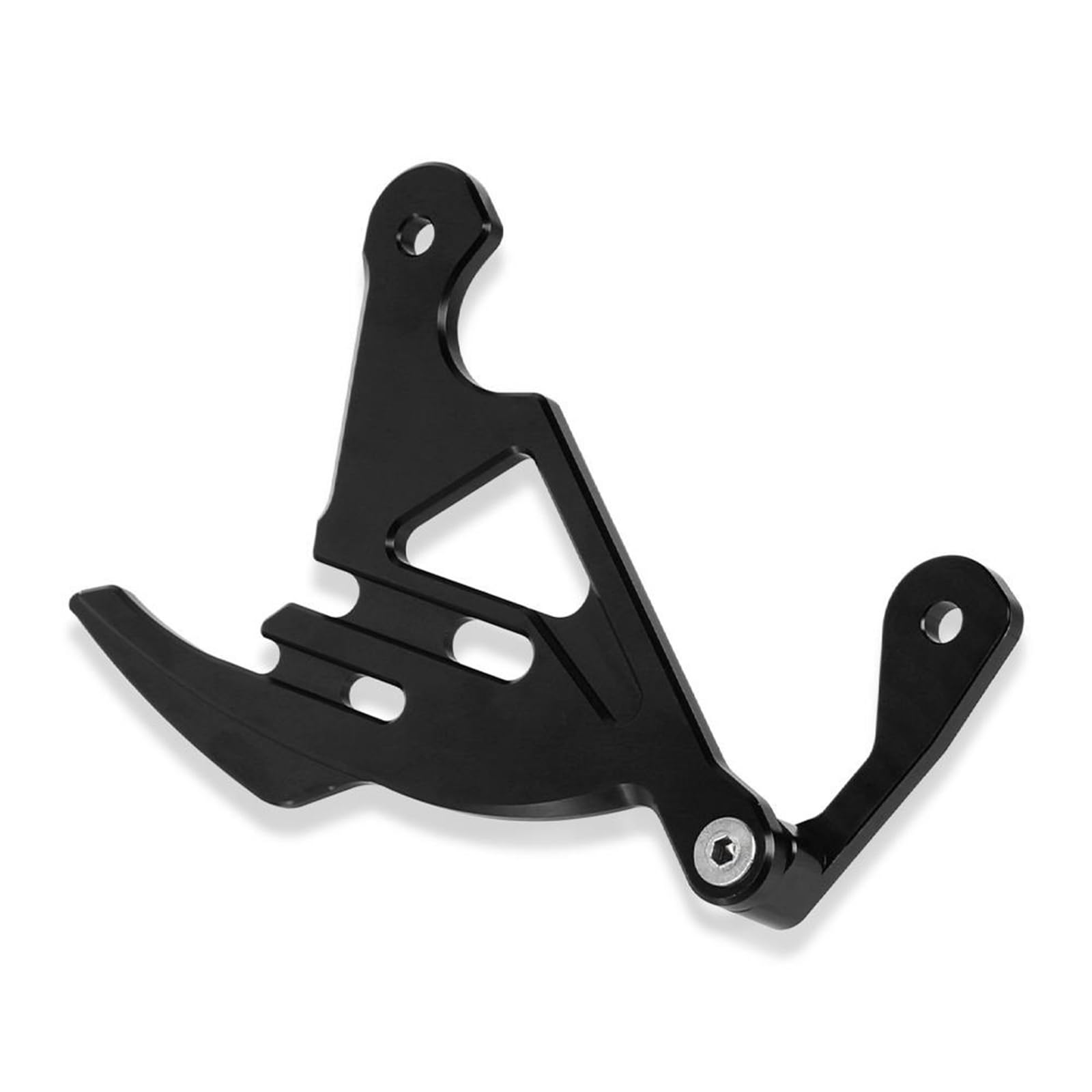 Osłony Tarcz ABS Pasuje Do Yamaha YZ250FX 2015 YZ450FX 2016-2021 Motocross CNC Aluminium Tylna Osłona Tarczy Hamulcowej Protector Dirt(Black)