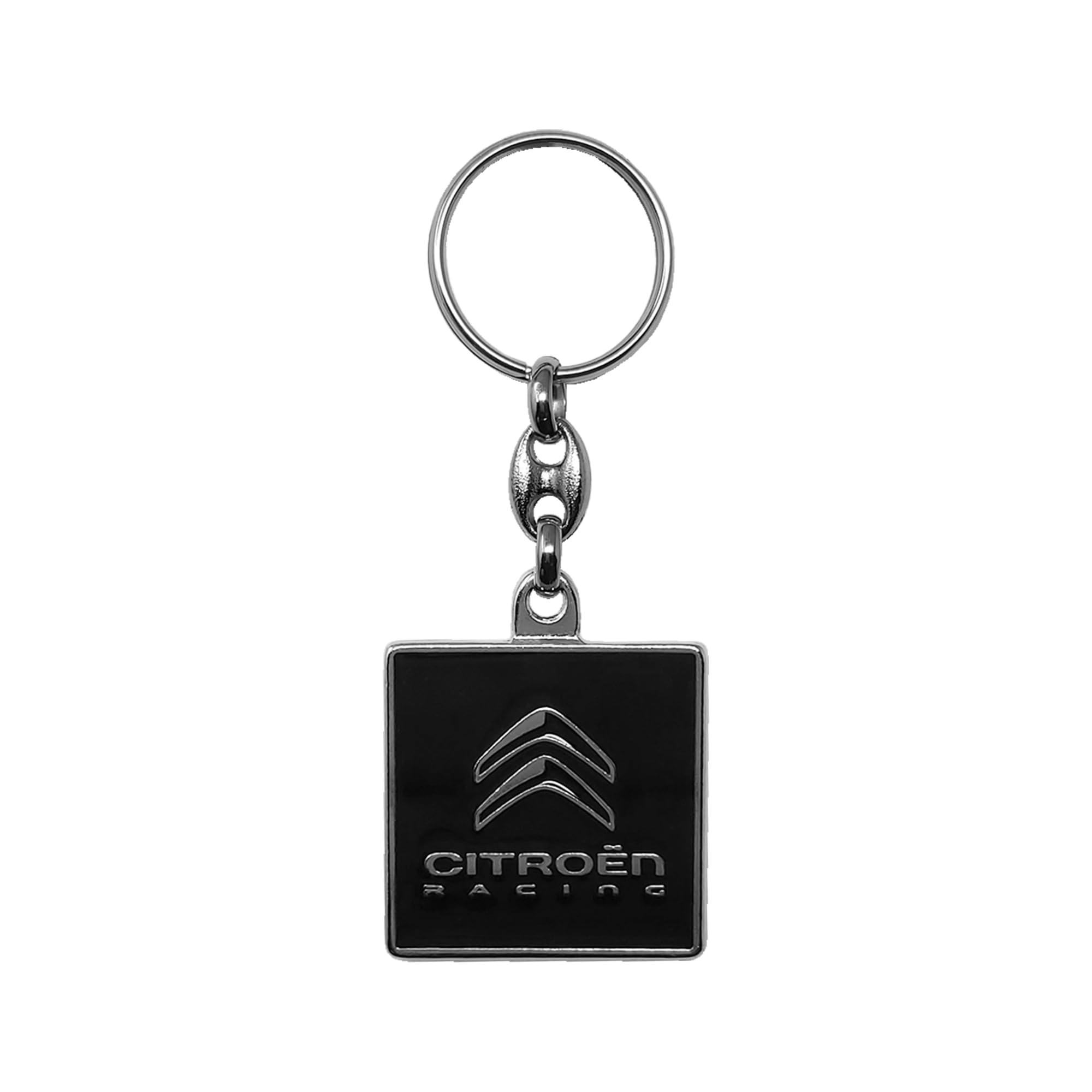 Citroen Racing Official Metal Keyring, Black, Black, Taglia unica