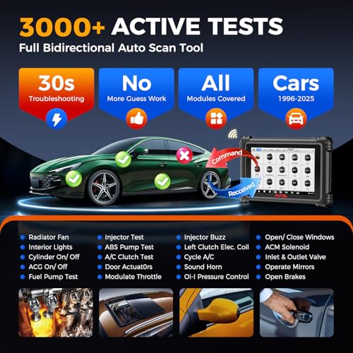 Autel Scanner MaxiSYS MS906 MAX, 2026 10'' MS906MAX 2.0 Ver. of MS906 PRO MS908S MK908 II, Lite of Elite 2 PRO, Top Scan Tool Bidirectional, 3000+ Active Test, 40+ Resets, CAN FD DoIP Auto Scan2.0 FCA - Image 7