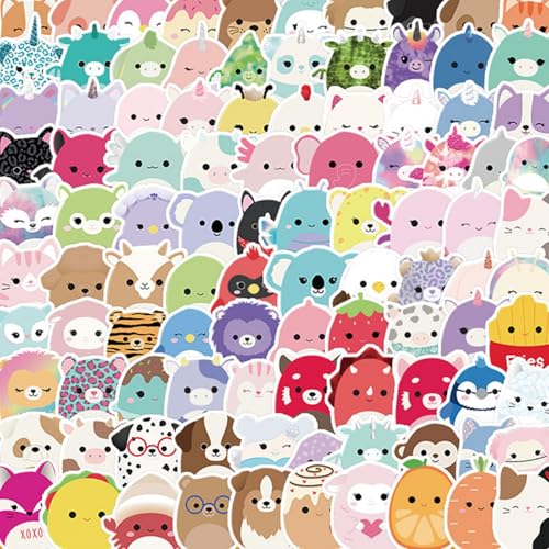 Zhyaw 100 Pcs Kawaii Stickers Cute Waterproof Vinyl Decals for Laptop Water Bottle Phone Skateboard for Girls Teens Friends Adults
