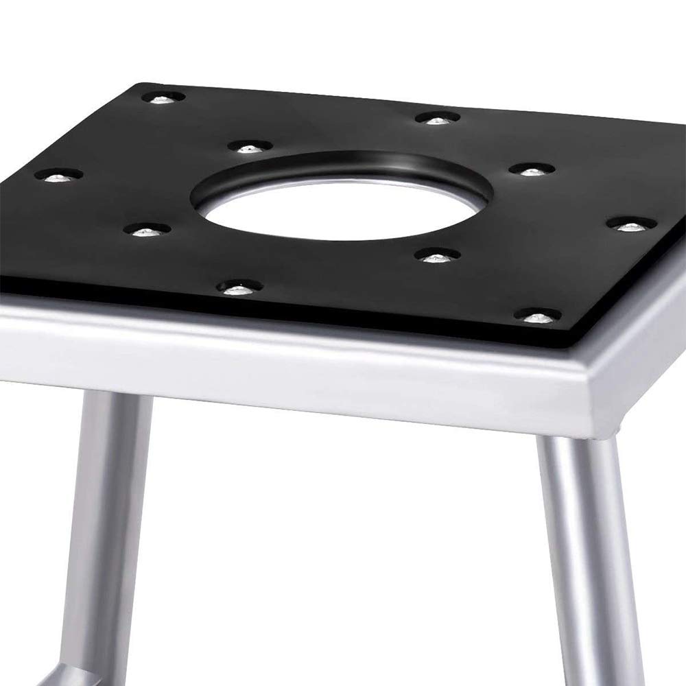 Goujxcy Universal Motorcycle Dirt Bike Stand, Aluminum Motocross Stand MX Stand Dirt Bike Panel Stand Hoist Maintenance Lift Jack 1000LB Capacity