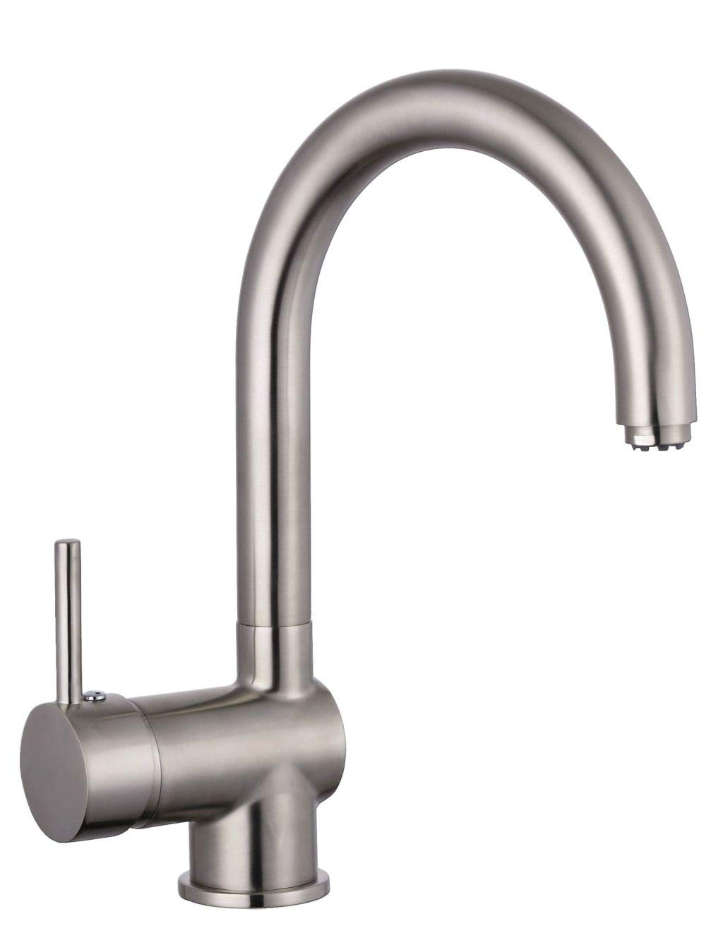 Niederdruck Spültisch Armatur Einhebelmischer Futura_C Edelstahl-Optik