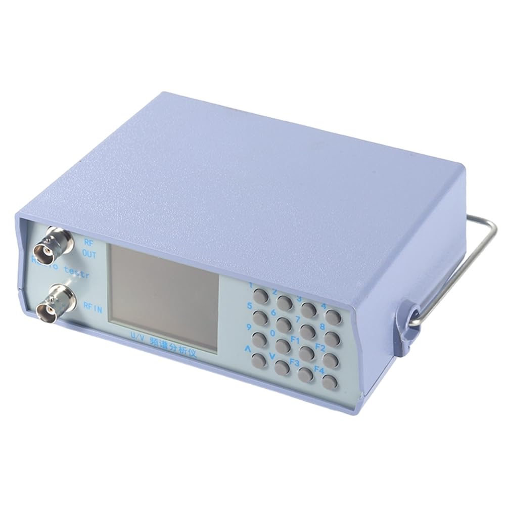 Duplexer V Dual Band Analyzer mit Tracking Source VHF Dual Band Spectrum Analyzer Portable Spectrum Analyzer Einfach zu bedienen