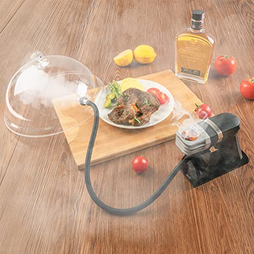 DUEBEL Kit de defumador de coquetel, infusor de fumaça antiquado para coquetéis defumantes, chaminé
