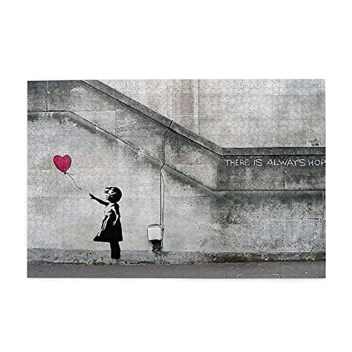 WO\[pY 1000s[X Banksy oNV[ OtBeBK[ ԂD ؐ̃pY [ς eqQ[  Ǌ|ǉ Jigsaw [P[Xt Picture puzzle q lp ]b m猸 a