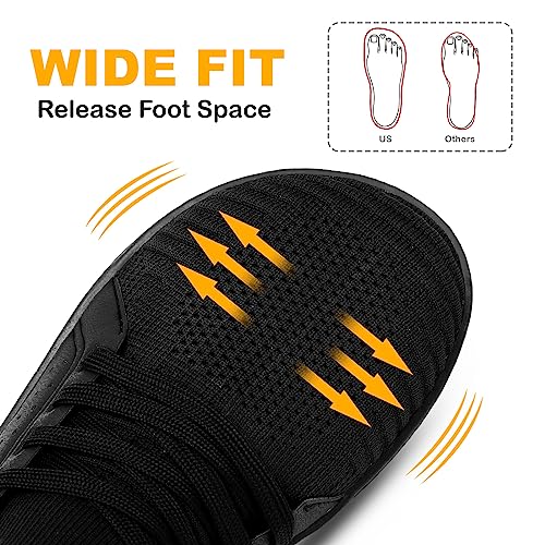 LeIsfIt Womens Walking Shoes Wide Toe Barefoot Shoes Breathable Minimalist Zero Drop Sneakers2