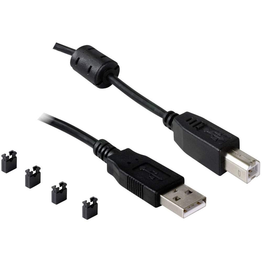 DeLOCK 87586 Adaptador de Cable 2 x RS-422/485 USB 2.0-B Negro - Adaptador para Cable (2 x RS-422/485, USB 2.0-B, Macho/Macho, Negro)