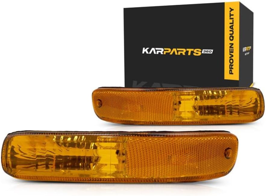 CarLights360: For 2002 2003 2004 Jeep Liberty Turn Signal/Parking Light Assembly Driver and Passenger Side Pair DOT Certified | CH2520139 CH2521139