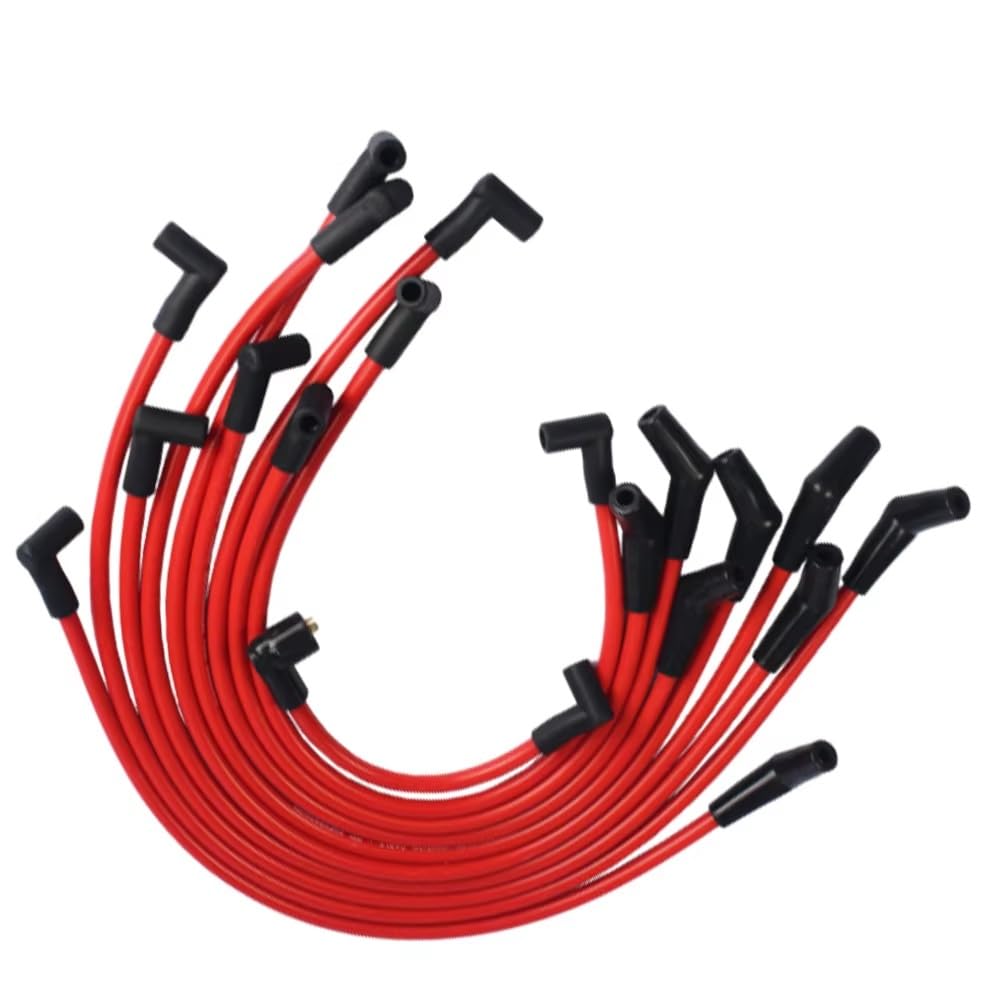 Cavo accensione Per Ford Per Mustang 5.0L 5.8L 1964-1995 | M-12259-R301 Cavi di accensione Set di cavi per candele(10.5mm)