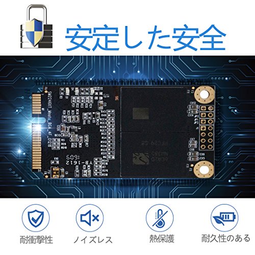 Image of Dogfish Msata 256GB Internal Solid State Drive Mini Sata SSD Disk