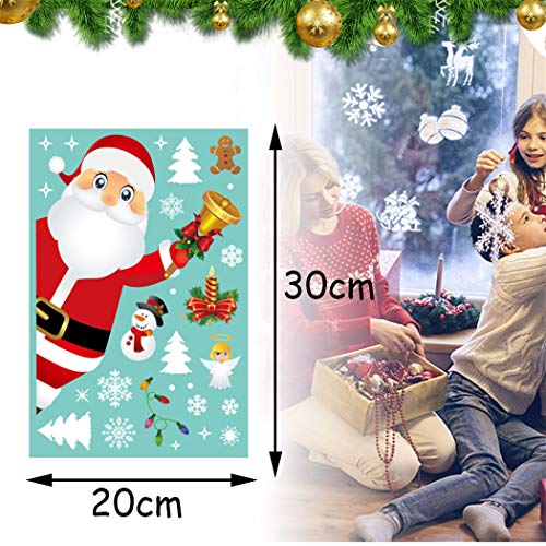 Yutdeng Natale Decorazione Adesivi Porta Natale