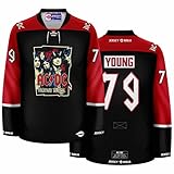 Jersey Ninja AC/DC Highway to Hell Hockey Jersey Multicolor