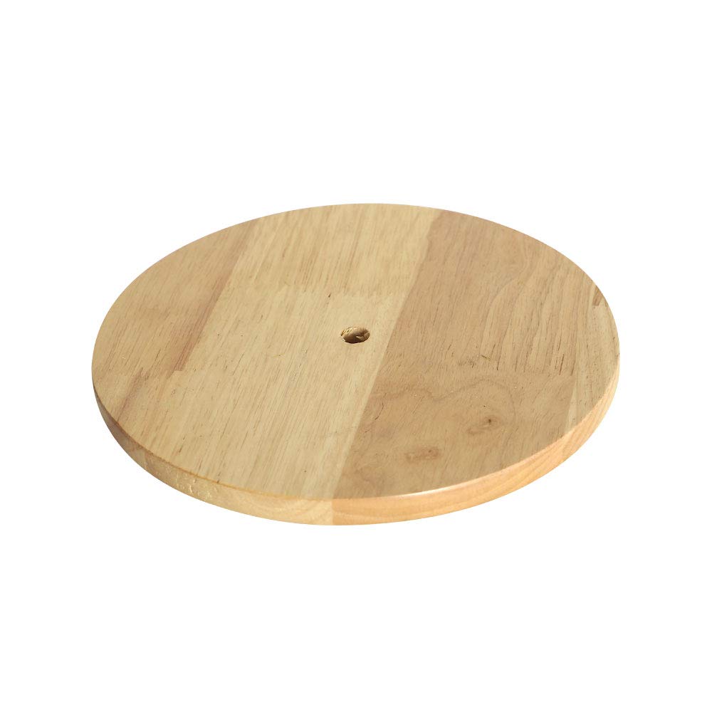 YATAI Natural Round Wood Slices 190mm For Crafts With Hole Blank Wood Plaques for DIY, Natural Wooden Board Pieces for Coaster Scrabble Tiles Painting Carving Wedding Party Christmas Ornaments (2)