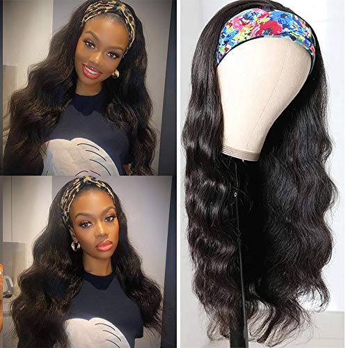 Sijimei Headband Wig Human Hair Wigs for Black Women Glueless Body Wave Headband Wig None Lace Front Wigs with Headband Attached Brazilian Virgin Hair Machine Made Half Wigs 22 Inch Sijimei Headband Wig Human Hair Wigs for Black Women Glueless Body Wave Headband Wig None Lace Front Wigs with Headband Attached Brazilian Virgin Hair Machine Made Half Wigs 22 Inch