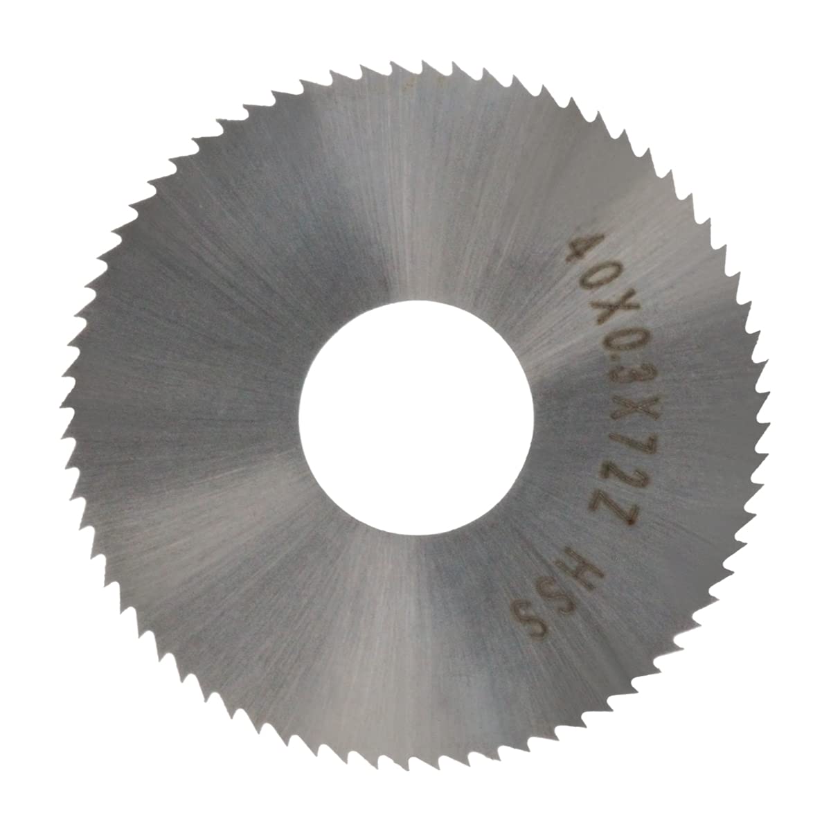 Auniwaig 40mm HSS Circular Saw Blade, 72T High Speed Steel Cutting Disc, 0.3mm Thick Circular Cutting Wheel with 13mm Arbor, for Rotary Tools, Wood Plastic Metal Cutting
