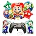 Super Mario Bros Balloons Mario Partyzubehör für Kindergeburtstags-Partydekorationen, 9 Teiliges Set
